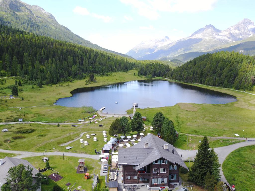 سانت موريتز Hotel Restorant Lej Da Staz المظهر الخارجي الصورة